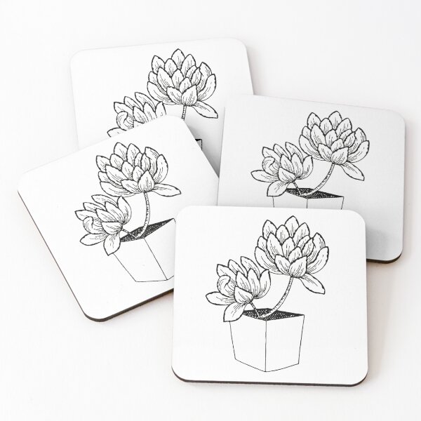 Item preview, Subtle Succulent Flower Logo designed and sold by GifteeDesigns.