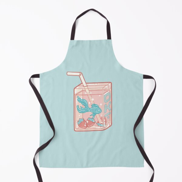 Item preview, Strawberry Fish Kawaii Juice Box designed and sold by WORMWOODstudio.