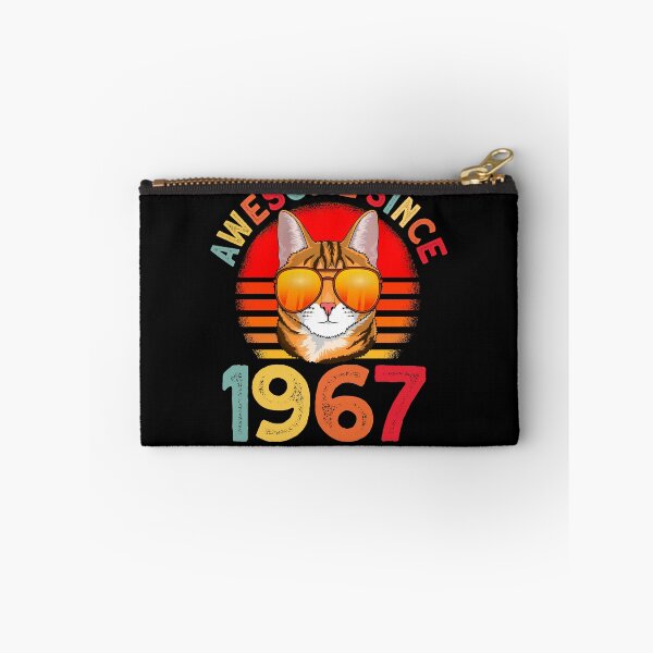 Item preview, Awesome since 1967 Cat vintage 55th Birthday designed and sold by Ibu83.