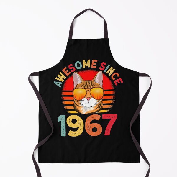Item preview, Awesome since 1967 Cat vintage 55th Birthday designed and sold by Ibu83.