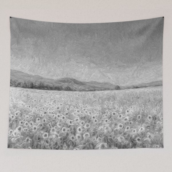 Item preview, Sunflowers In Monochrome  designed and sold by Londonimages.
