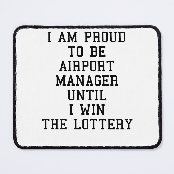 Item preview, Airport Manager Job Funny Sayings designed and sold by SydneyLoving.