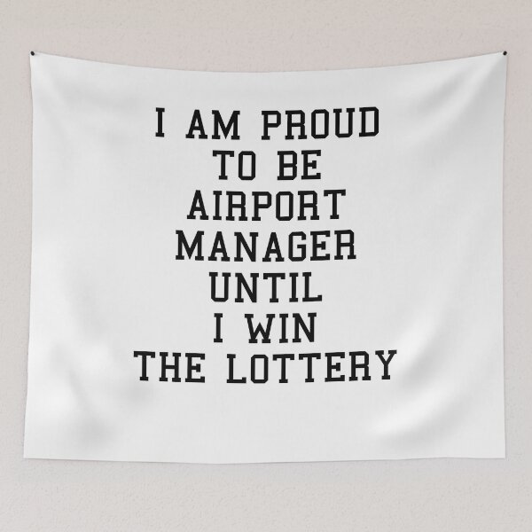 Item preview, Airport Manager Job Funny Sayings designed and sold by SydneyLoving.