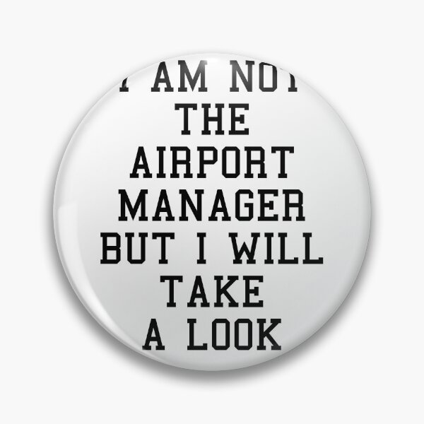 Item preview, Airport Manager Job Funny Sayings designed and sold by SydneyLoving.
