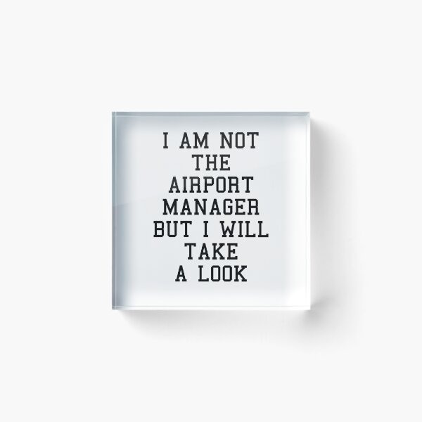 Item preview, Airport Manager Job Funny Sayings designed and sold by SydneyLoving.