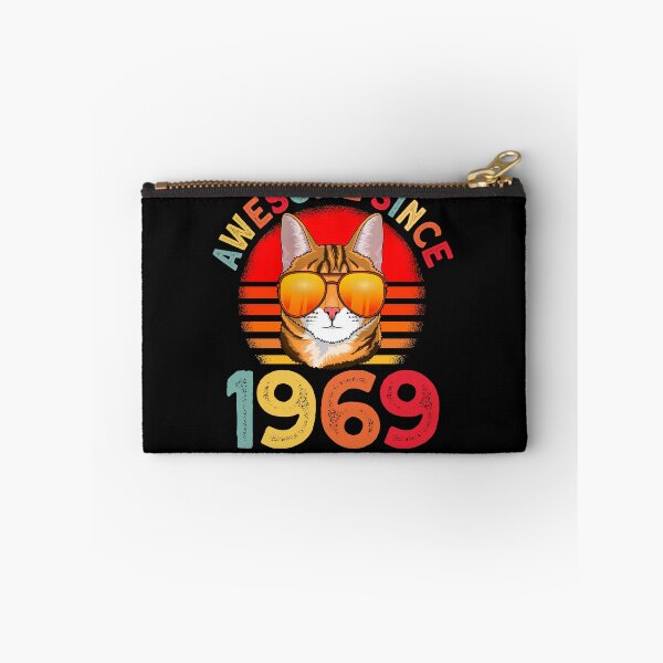 Item preview, Awesome since 1969 Cat vintage 53rd Birthday designed and sold by Ibu83.