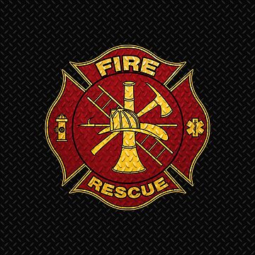 Artwork thumbnail, Firefighter Diamond Plate Design by EthosWear