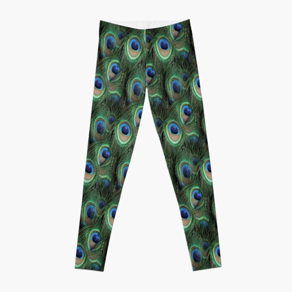 Peacock Feathers (pattern) Leggings