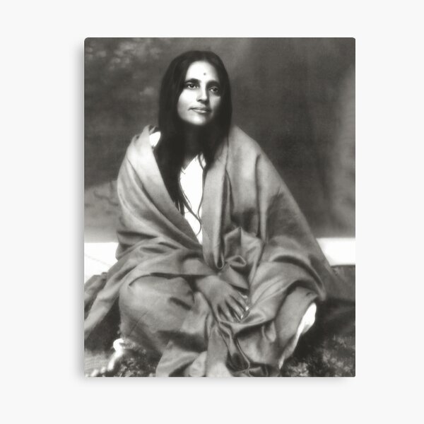 Item preview, Sri Anandamayi Ma. “I Bless You” Portrait  designed and sold by TJ Devadatta Best.