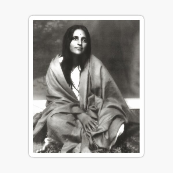 Artikel-Vorschau von Sri Anandamayi Ma. Porträt „Ich segne dich“., designt und verkauft von TJ Devadatta Best.