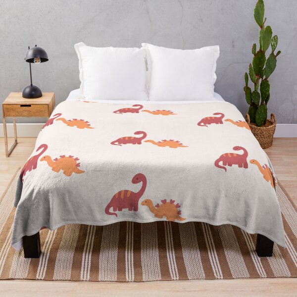 Item preview, maroon & orange dinos designed and sold by Camille Albers.