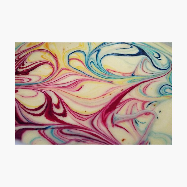 Marble Cake Photographic Print