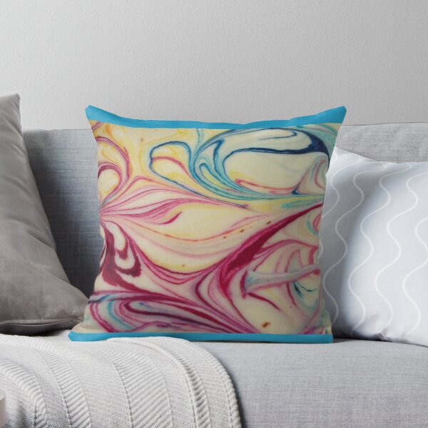 Marble Cake Throw Pillow