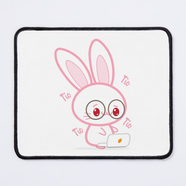 Item preview, Studious Bunny Rabbit Typing On Computer designed and sold by CreativeCranium.