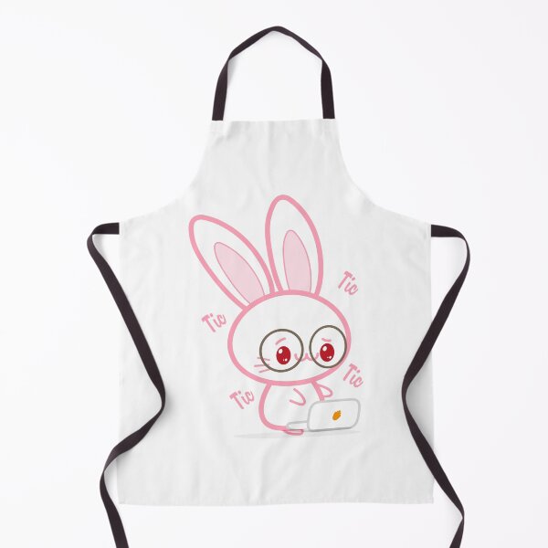 Item preview, Studious Bunny Rabbit Typing On Computer designed and sold by CreativeCranium.