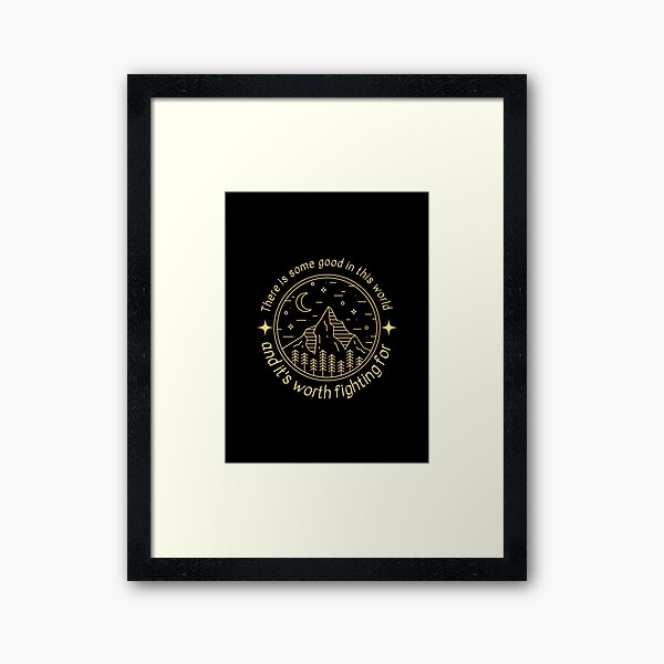 Item preview, There is Some Good in This World - Mountain Landscape - Fantasy designed and sold by Fenay Designs.