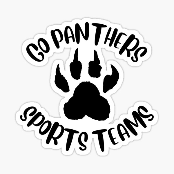 "Go Panthers Sports Teams Sticker" Sticker for Sale by jamaa67 Redbubble