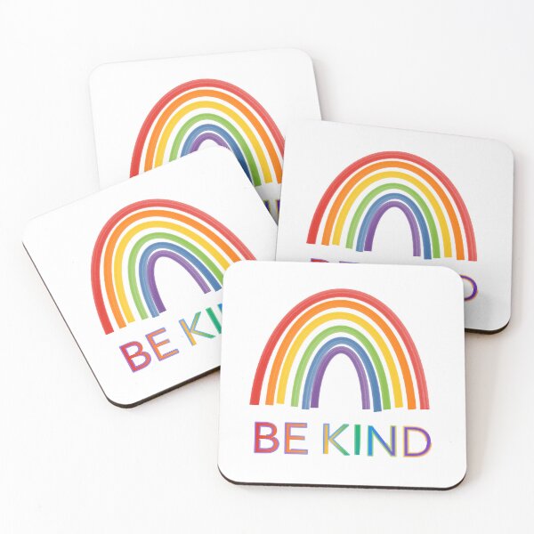 Item preview, Be Kind Organic Rainbow designed and sold by Inspirationmotivation.