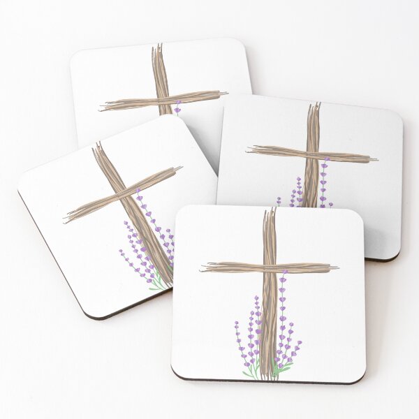 Item preview, Peaceful Lavender Cross designed and sold by Mikay Reimann.