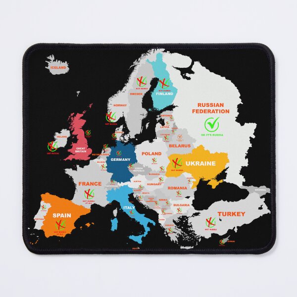 Item preview, Not Russia map! Protest message against the Russian attack against Ukraine. designed and sold by paulo silveira.