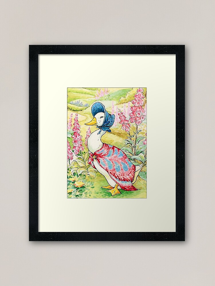 Jemima Puddle Duck” by Beatrix Potter Framed Art Print for Sale by  PatricianneK