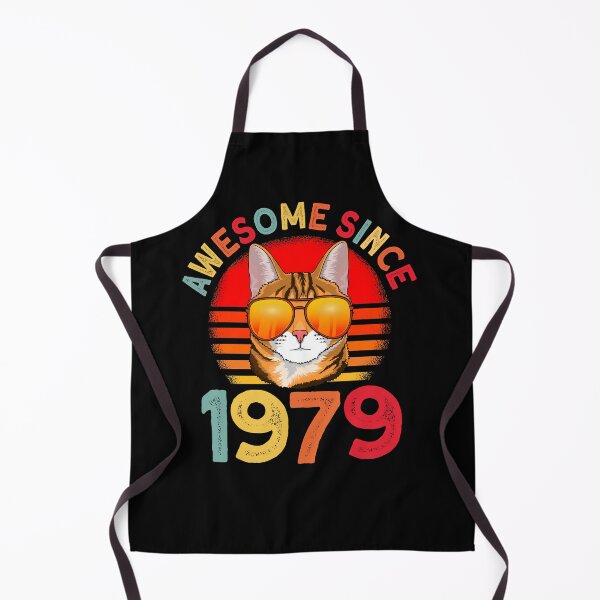 Item preview, Awesome since 1979 Cat vintage 43rd Birthday designed and sold by Ibu83.