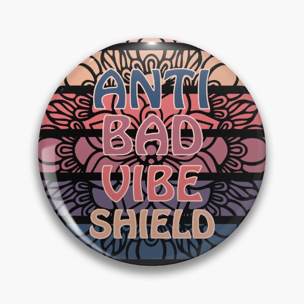 Item preview, Anti-bad vibe shield retro vintage designed and sold by starseedgems.