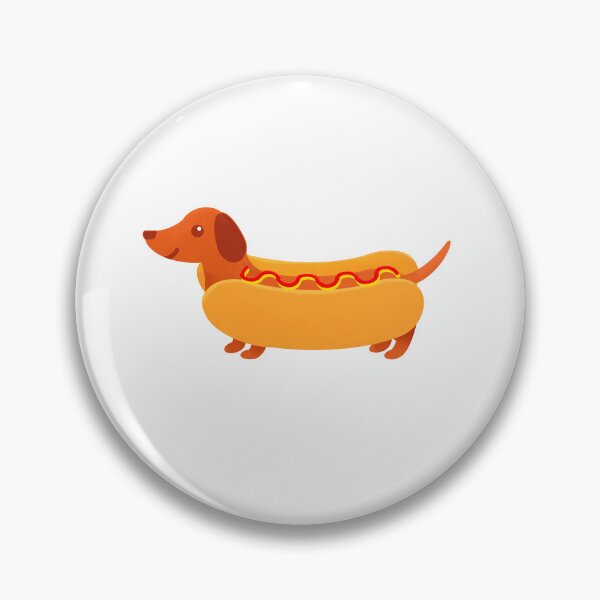 Item preview, Dachshund Hot Dog Wiener Dog  designed and sold by happylilclouds.