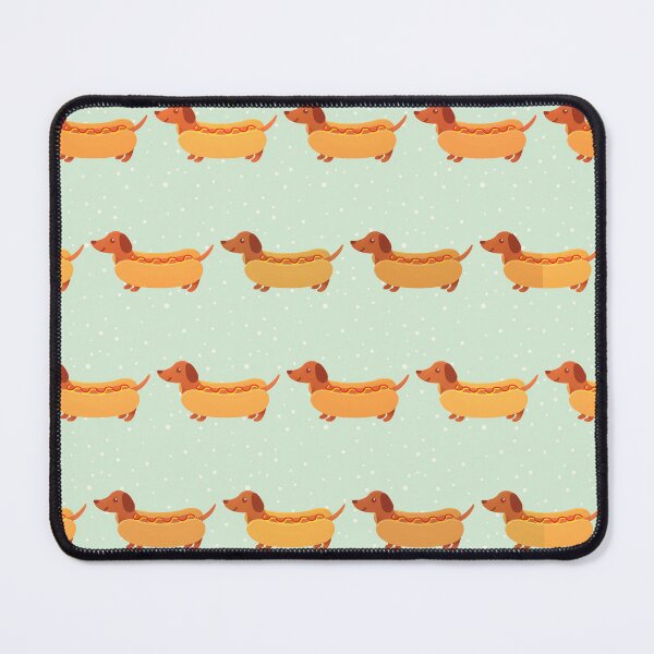 Item preview, Dachshund Hot Dog Wiener Dog designed and sold by happylilclouds.
