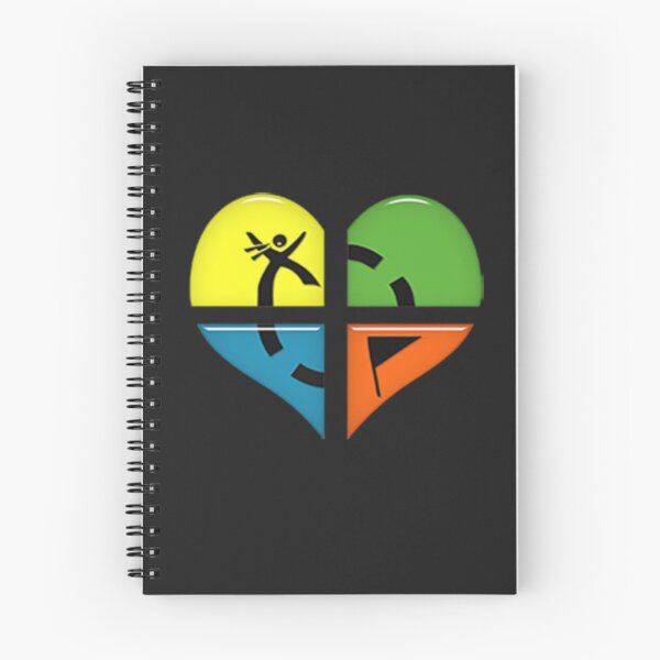 Item preview, I love geocaching heart logo pattern designed and sold by portrait4you.