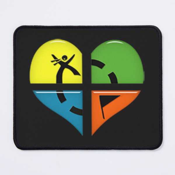 Item preview, I love geocaching heart logo pattern designed and sold by portrait4you.
