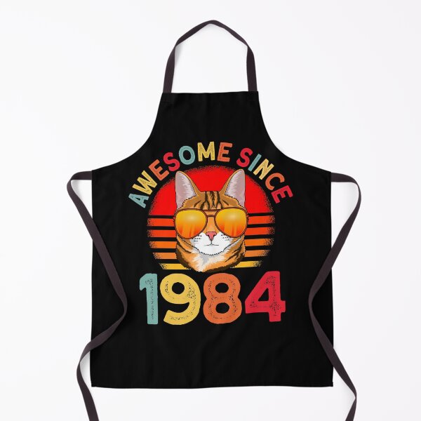 Item preview, Awesome since 1984 Cat vintage 38th Birthday designed and sold by Ibu83.
