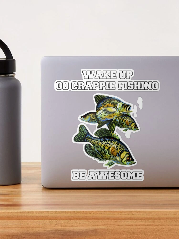 Lake and River Fish Sticker Pack 3 for Ten Dollars Crappie, Bass, Trout  Waterproof Decal Lake Stickers Laptop Stickers 