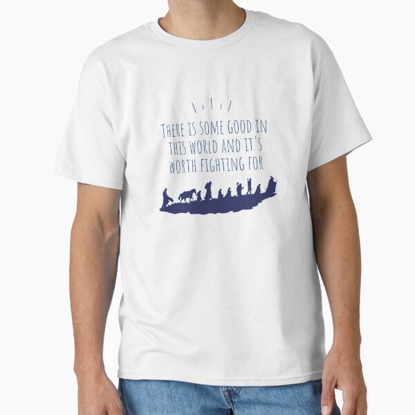 Vista previa del artículo con la obra «Hay algo bueno en este mundo - Compañerismo - Blanco - Fantasía», diseñado y vendido por Fenay Designs.