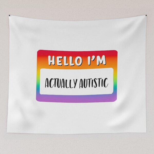 Item preview, hello im actually autistic designed and sold by mariahmoniquedesign.