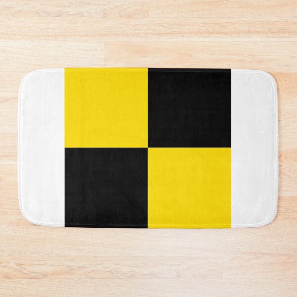 Aperçu de l'œuvre Cornish Kernow/Kilkenny Black Gold Checker Design rétro créée et vendue par ModSupporters.