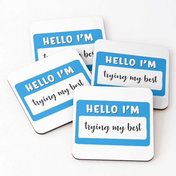 Item preview, hello im trying my best designed and sold by mariahmoniquedesign.