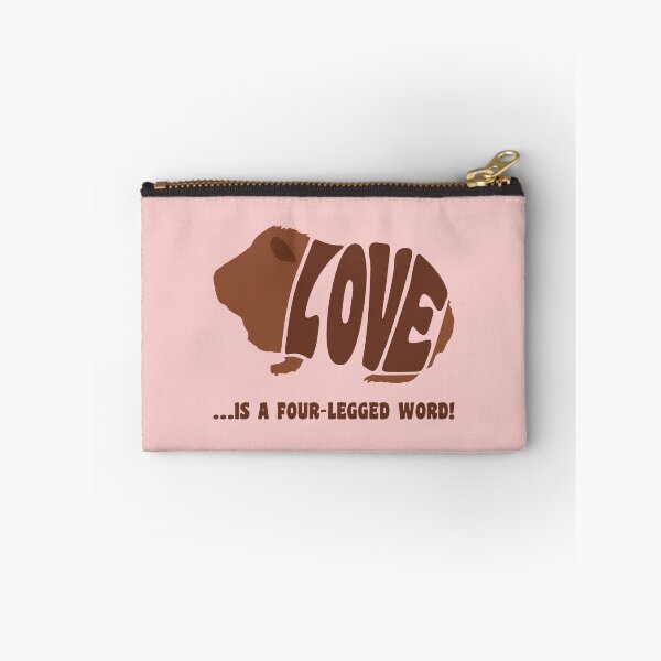 Item preview, Love is a four-legged word! - guinea pig designed and sold by RatArt Designs.