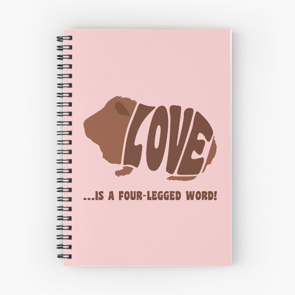Item preview, Love is a four-legged word! - guinea pig designed and sold by RatArt Designs.