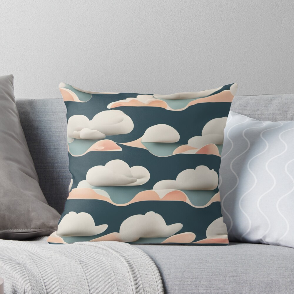 Item preview, Throw Pillow designed and sold by boldcloud.