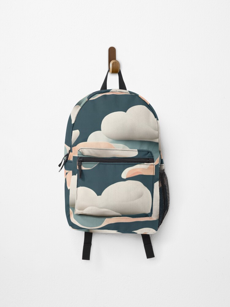 Thumbnail 1 of 3, Backpack, Clouds pattern designed and sold by boldcloud.