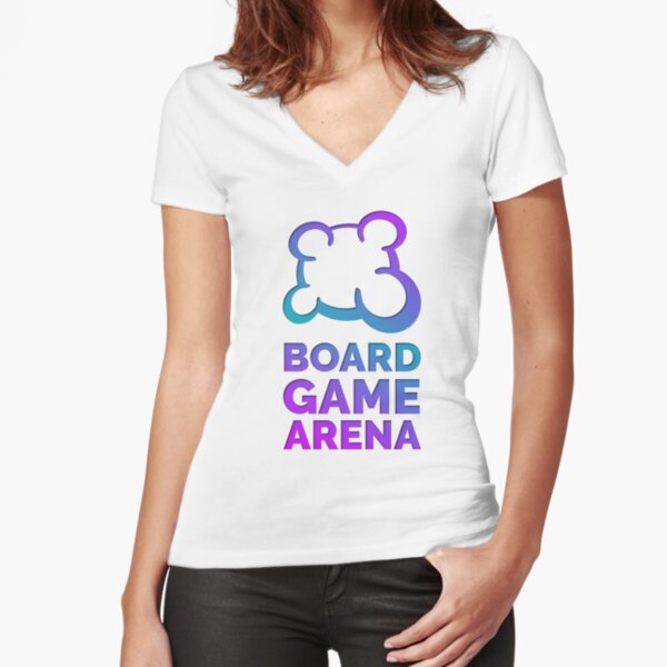 Board Game Arena T-shirt moulant col V