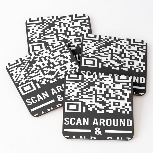 Item preview, Rick Roll QR code Scan Around & Find Out Black designed and sold by raecashaeba675.
