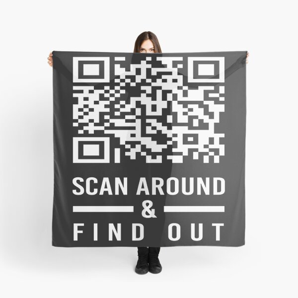 Item preview, Rick Roll QR code Scan Around & Find Out Black designed and sold by raecashaeba675.