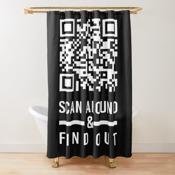 Item preview, Rick Roll QR code Scan Around & Find Out Black designed and sold by raecashaeba675.