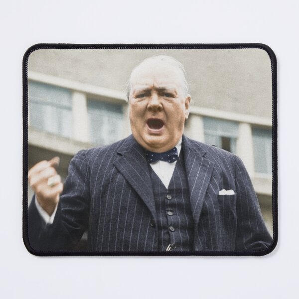 Item preview, Winston Churchill Campaigning - 1945 - Colorized designed and sold by warishellstore.