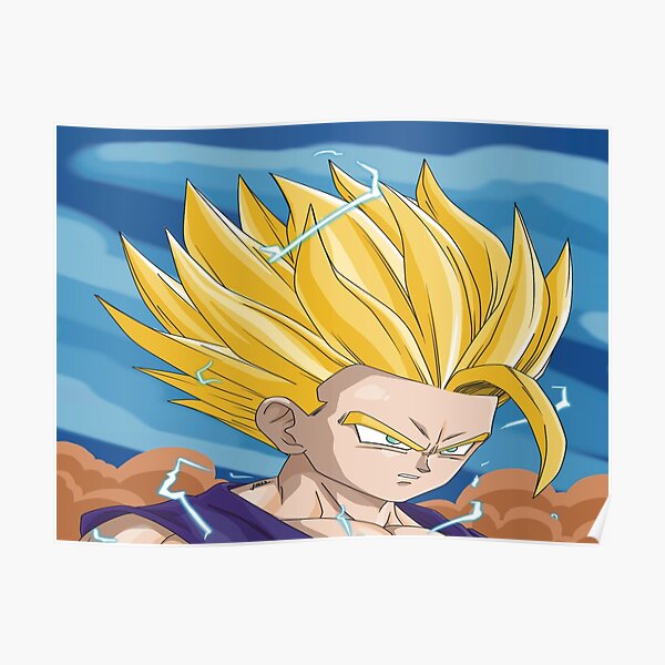 Gohan Ssj2 Poster For Sale By Hakim Fares Redbubble 5954