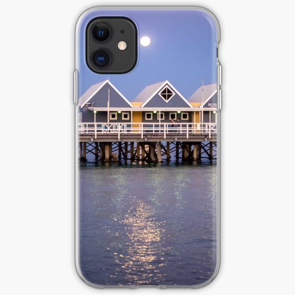 Super moon reflection at Busselton iPhone Soft Case