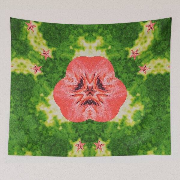 Item preview, WATERMELON ABSTRACT PAINTING IN SPACE WITH STARS. designed and sold by Ralek.