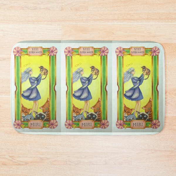 Item preview, Cat Tarot Strength Card designed and sold by LoveJingle.